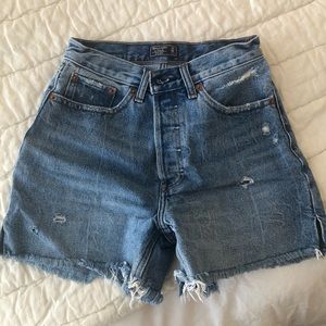 Abercrombie high rise shorts